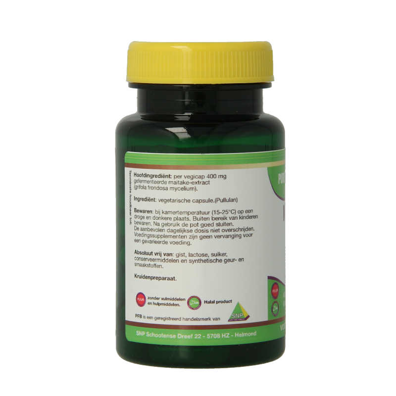 SNP Maitake fermented 400mg puur 60 Vegetarische capsules