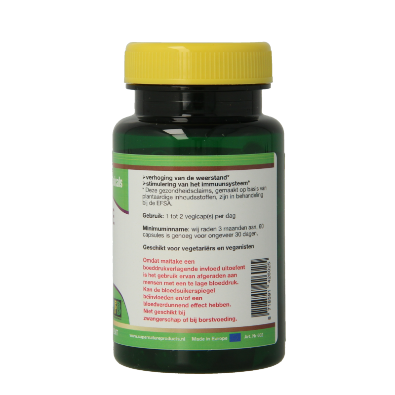 SNP Maitake fermented 400mg puur 60 Vegetarische capsules