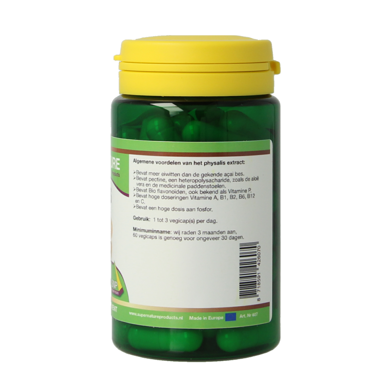 SNP Physalis 500mg puur 60 Vegetarische capsules