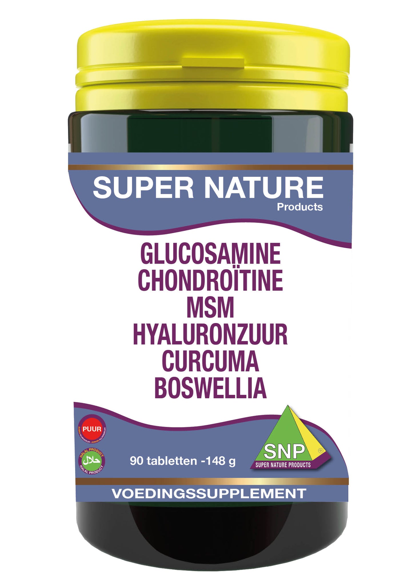 SNP Glucosamine chondro MSM hyaluron curcum boswellia 90 Tabletten
