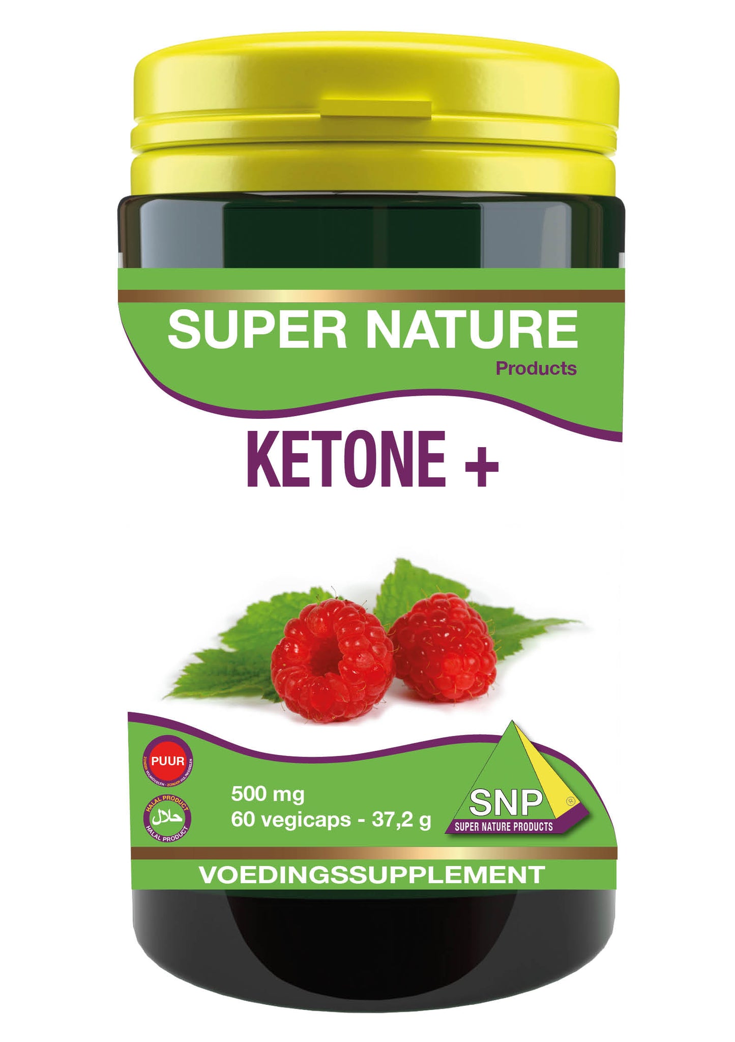 SNP Ketone + 500mg puur 60 Vegetarische capsules