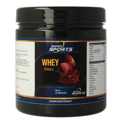 Nutritex Whey proteine chocolade 300.00 Gram