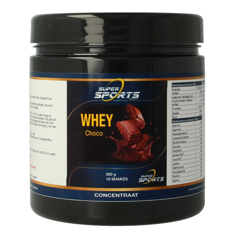 Nutritex Whey proteine chocolade 300 Gram