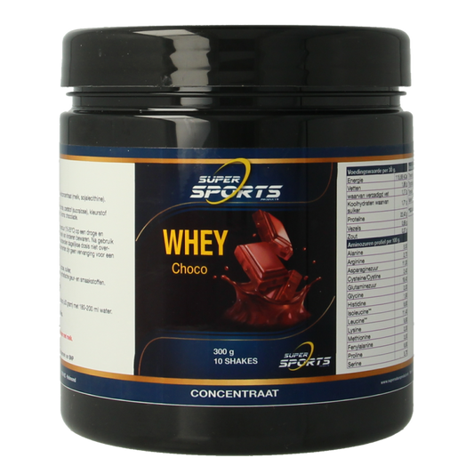 Nutritex Whey proteine chocolade 300 Gram