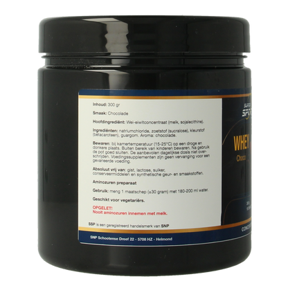Nutritex Whey proteine chocolade 300.00 Gram