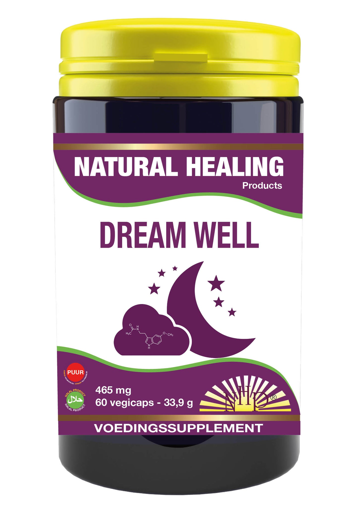 NHP Dream well vegicaps puur 30 Vegetarische capsules