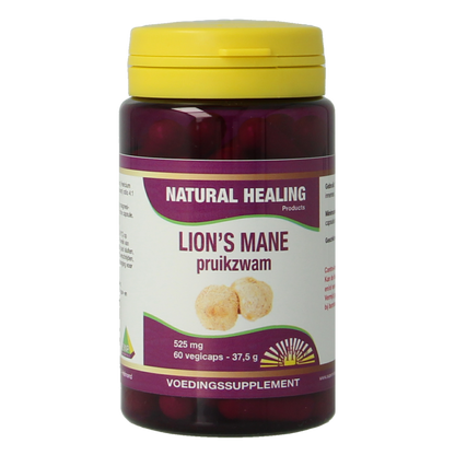 NHP Lions mane (pruikzwam) 60.00 Vegetarische capsules