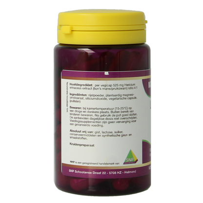 NHP Lions mane (pruikzwam) 60.00 Vegetarische capsules
