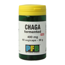 SNP Chaga fermented 400 mg puur 60.00 Vegetarische capsules