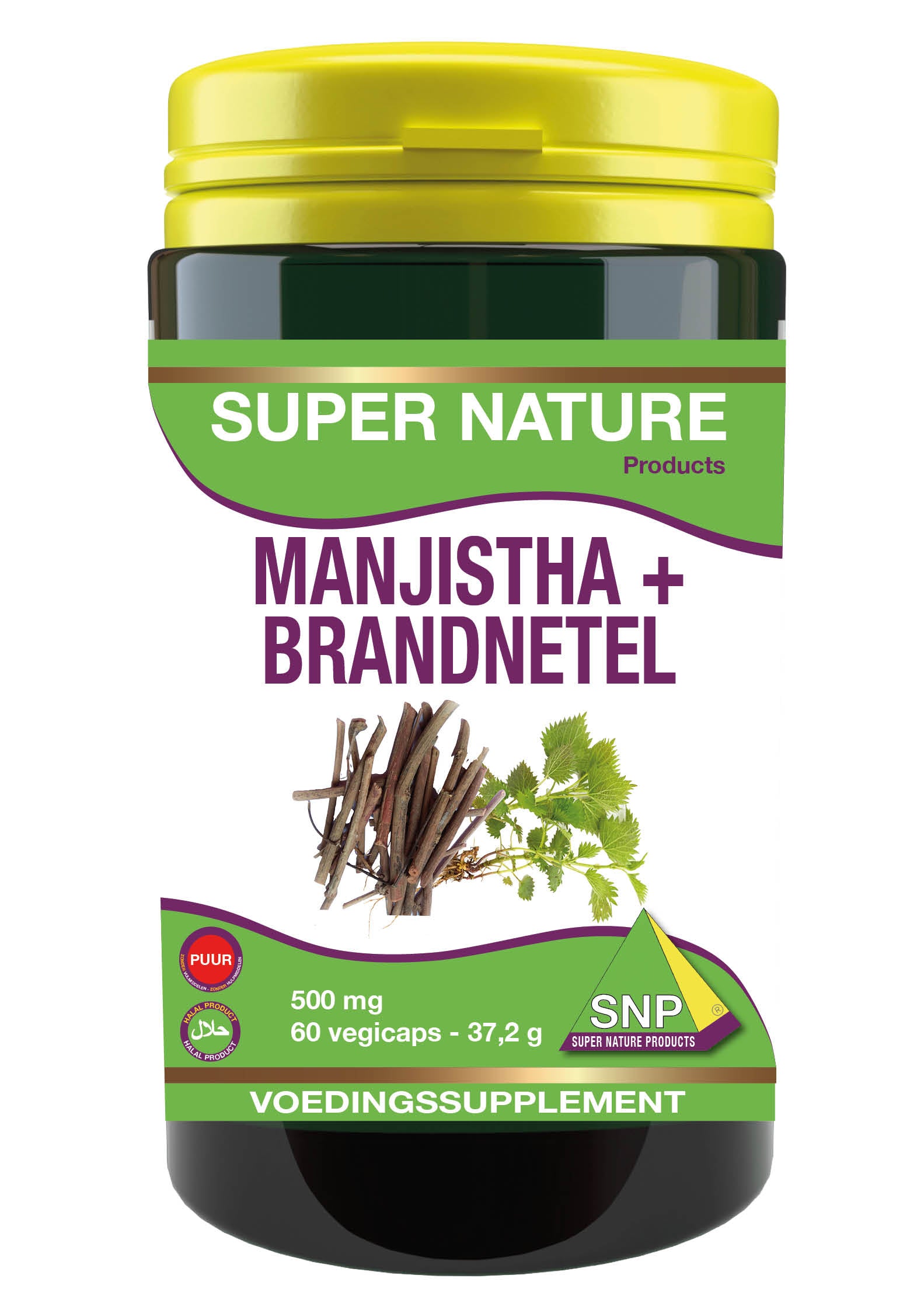 SNP Manjistha + brandnetel puur 60 Vegetarische capsules