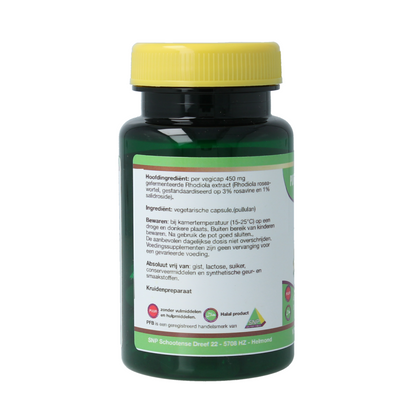 SNP Rhodiola fermented puur 30.00 Vegetarische capsules