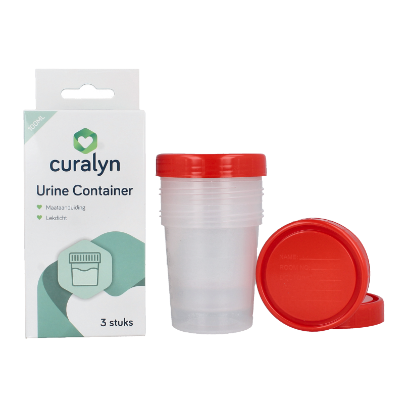 Curalyn Urinecontainer 3 Stuks