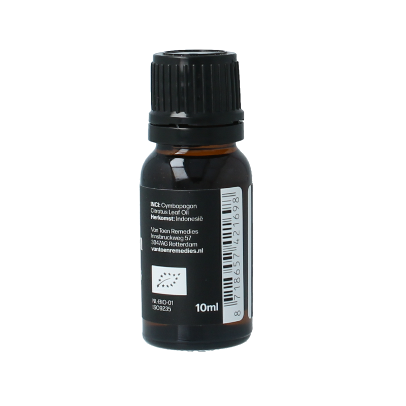 Van Toen Citroengras bio 10 Milliliter
