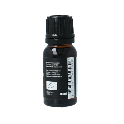 Van Toen Citroengras bio 10.00 Milliliter