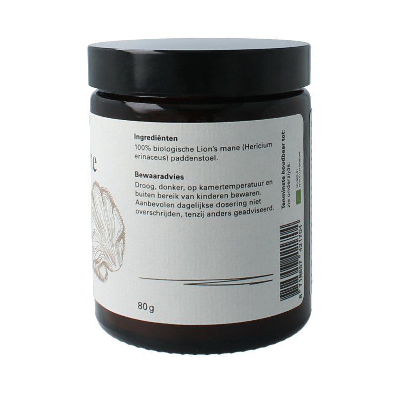 Van Toen Lion's mane poeder bio 80 Gram