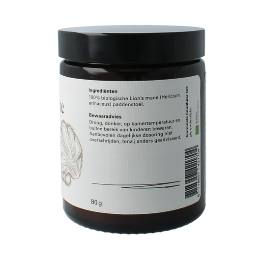 Van Toen Lion's mane poeder bio 80.00 Gram