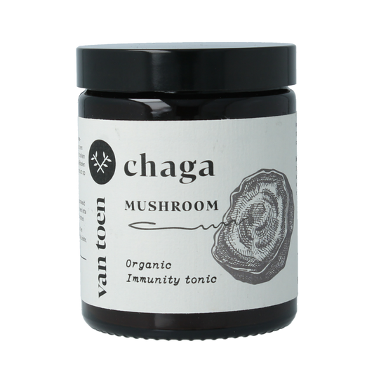 Van Toen Chaga poeder bio 80 Gram