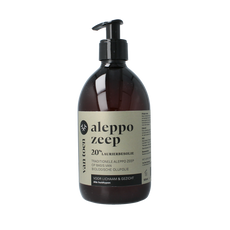 Van Toen Aleppo zeep 20% vloeibaar bio 500.00 Milliliter