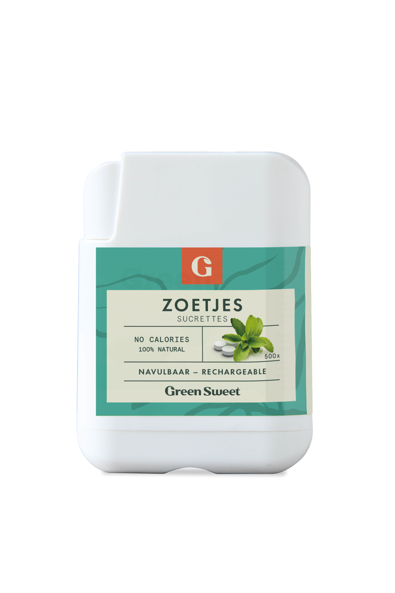 Green Sweet Zoetjes hervulbare dispenser 500 Stuks