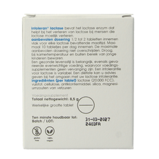 Intoleran Lactase 20.000 50.00 Tabletten