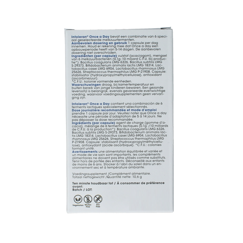 Intoleran Once a day 30 Capsules