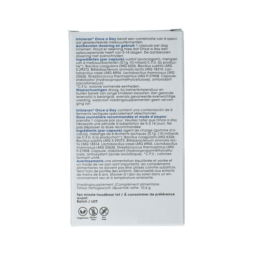 Intoleran Once a day 30 Capsules