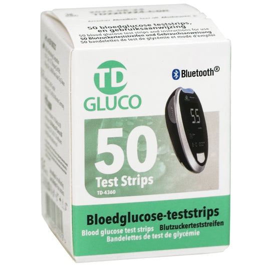 HT One Ht One TD GLUCO glucose teststrips 50.00 Stuks
