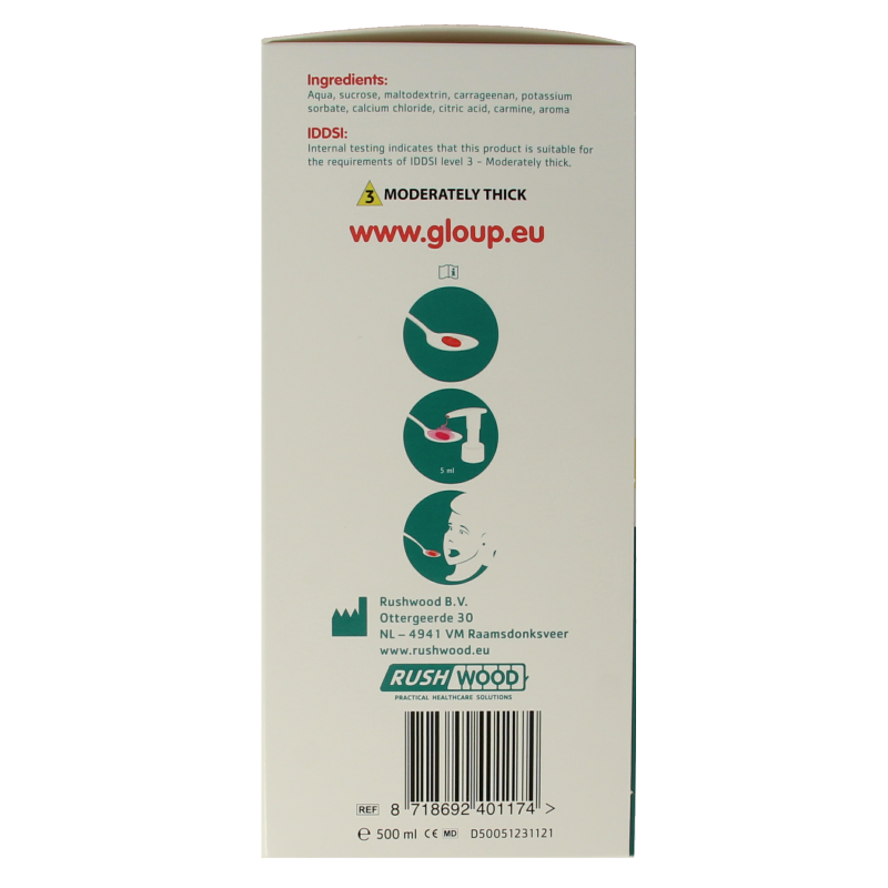 Gloup Original medicatie inname gel aardbei banaan 500 Milliliter