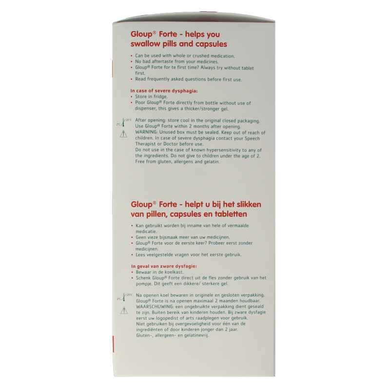 Gloup Forte met pomp 500 Milliliter