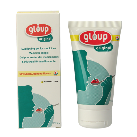 Gloup Original medicatie inname gel aardbei banaan 75 Milliliter