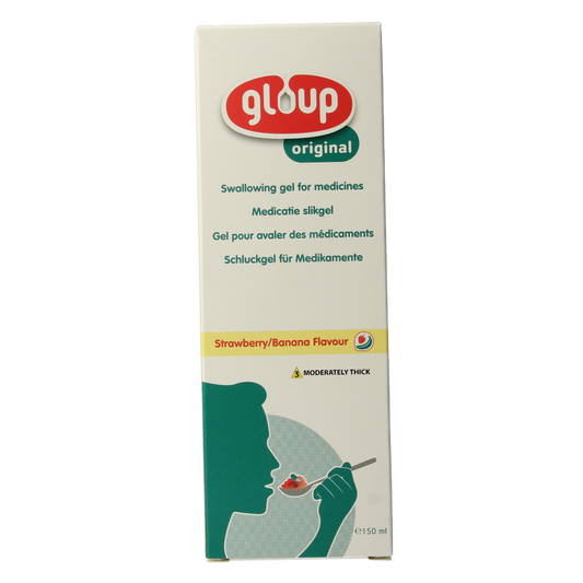 Gloup Original medicatie inname gel aardbei banaan 150 Milliliter