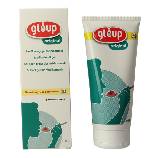 Gloup Original medicatie inname gel aardbei banaan 150 Milliliter
