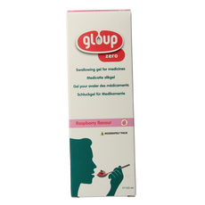 Gloup Zero medicatie inname gel framboos 150 Milliliter
