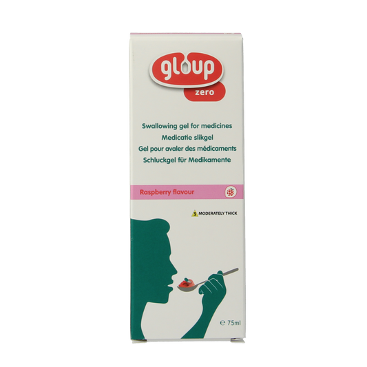 Gloup Zero medicatie inname gel framboos 75 Milliliter