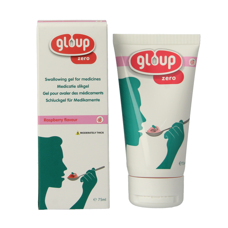 Gloup Zero medicatie inname gel framboos 75 Milliliter