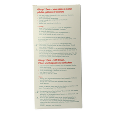 Gloup Zero medicatie inname gel framboos 500 Milliliter