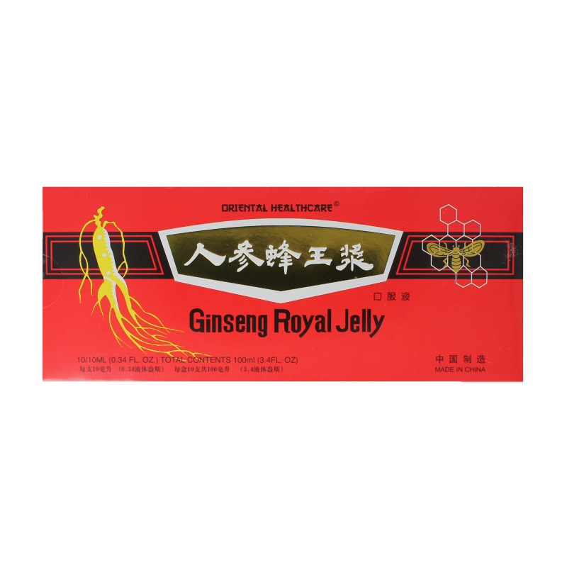 Oriental Health Ginseng royal jelly 10x 10ml 100 Milliliter