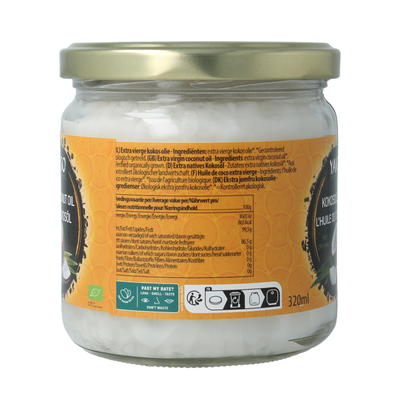 Yakso Kokosolie extra vierge bio 320 Milliliter