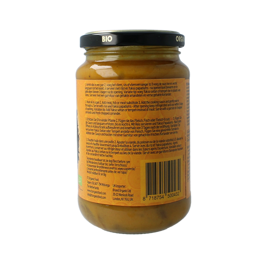 Yakso Curry wok saus bio 350.00 Gram
