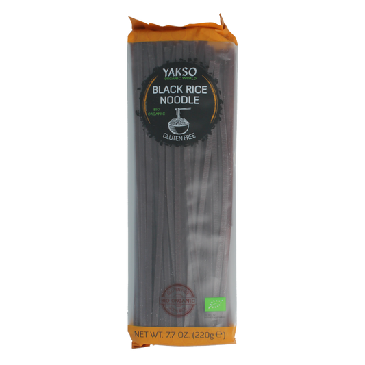 Yakso Rice noodle zwart bio 220 Gram