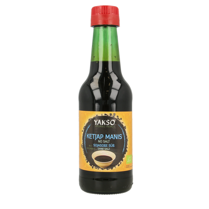 Yakso Ketjap zonder zout bio 250.00 Milliliter