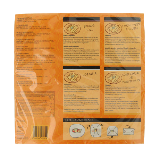 Yakso Rijstpapier met tapioca bio 150 Gram