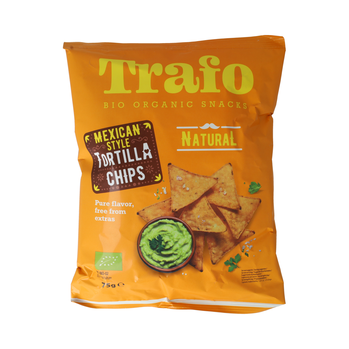 Trafo Tortilla chips naturel bio 75.00 Gram