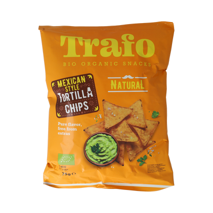 Trafo Tortilla chips naturel bio 75.00 Gram