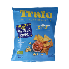 Trafo Tortilla chips nacho bio 75.00 Gram