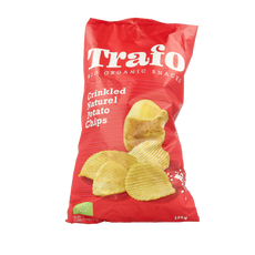 Trafo Ribbelchips gezouten bio 125 Gram