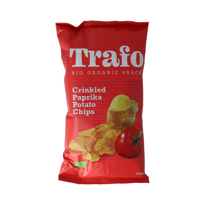 Trafo Ribbelchips paprika bio 125.00 Gram