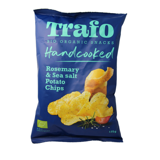 Trafo Chips handcooked rozemarijn himalaya zout bio 125 Gram