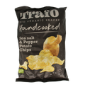Trafo Chips handcooked zeezout & peper bio 125 Gram