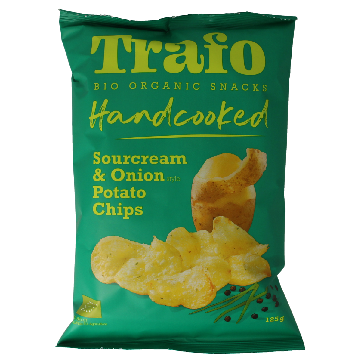 Trafo Chips handcooked sour cream & onion bio 125.00 Gram